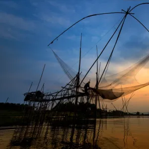 Thai traditional fishing