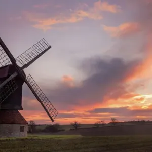 Stevington Windmill Print, Bedford UK Sunrise Stevington Windmill Print, Bedford UK Sunrise