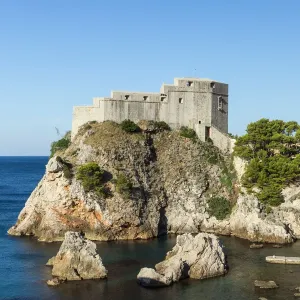 View of Fort Lovrijenac, Dubrovnik's Gibraltar Print View of Fort Lovrijenac, Dubrovnik's Gibraltar Print