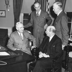 Truman & Attlee Discuss NATO