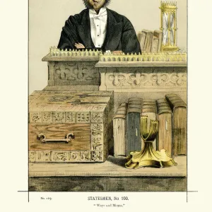 Vanity Fair Print of John George Dodson, Baron Monk Bretton