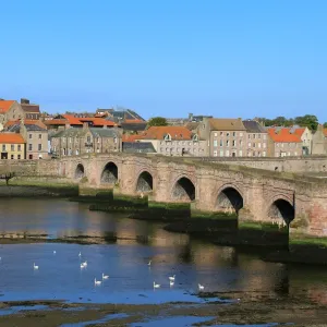 View of Berwick-upon-Tweed, England