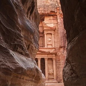View from entrance of City of Petra, Jordan
