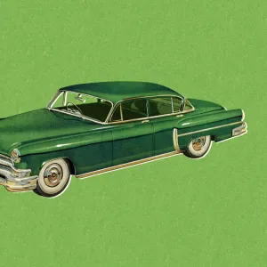 Vintage Green Car