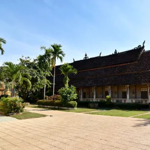 Wat Luang monastery at Pakse Laos