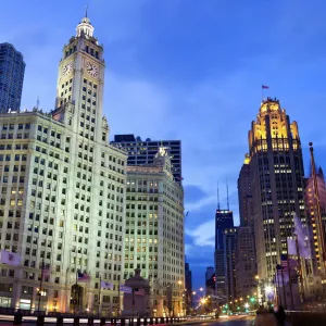 Wrigley Building and Tribune Building