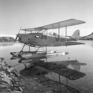 De Havilland Moth biplane, Stella Creek, 25 February 1936