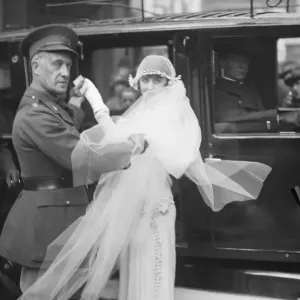Wedding Print of Mr V Beveridge and Countess Julieta Fera de Cerrini Wedding Print of Mr V Beveridge and Countess Julieta Fera de Cerrini