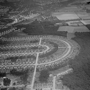 An aerial view of Petts Wood in Kent. 1939