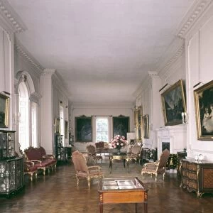 Firle Place in East Sussex - the long gallery ?TopFoto