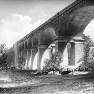 Wharncliffe Viaduct Hanwell Print Wharncliffe Viaduct Hanwell Print
