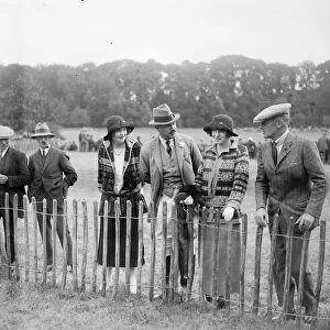 Goodwood Week Polo Starts as Cowdray Park Left to right Mrs Bulteel ( sister of Lady Wilton )