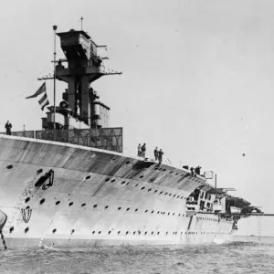 HMS Hermes was an aircraft carrier built for the Royal Navy. The ship was begun during World War I