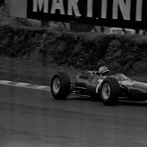 John Surtees in Britain driving his Ferrari in Formula 1 29 January 1965