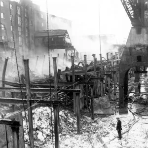 London during the Blitz While services are being held in London, commemorating the