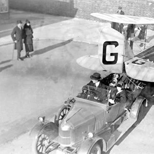 The Moth baby aeroplane, from the De Haviland Aerodrome, Stage Lane, Hendon