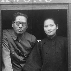 MR T V Soong ( Minister of Finance in the Canton nationalist government ) with his sister