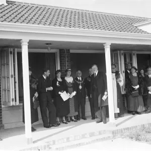 The opening of Margaret McMillan House by HRH Prince Albert, The Duke of York. The