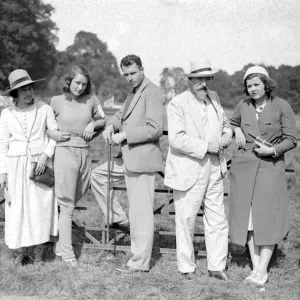 Pony Gymkhana at Breamore House, Salisbury. Miss Fanny Fletcher, Miss Vivien John