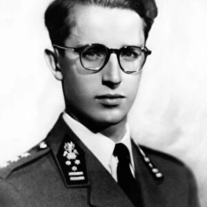 Prince Baudouin who will become King of Belgium 1951 Baudouin I (French: Baudouin