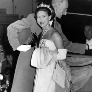 Princess Margaret President Tubman Entertains the Queen 12th July 1962 President