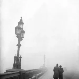 1950s London Bridge Fog Print 1950s London Bridge Fog Print