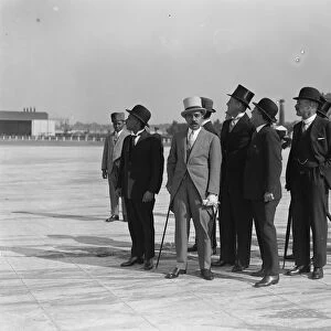Sultan of Muscat at Croydon aerodrome. 20 September 1928