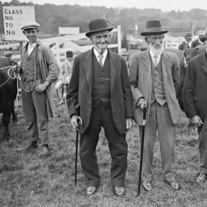 Typical Countrymen Long service estate employees at the Tunbridge Wells Agricultural