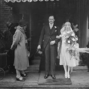 Wedding of Captain Walter Alastair Boyd and Miss Agnes Madeline Macalpine Leny at