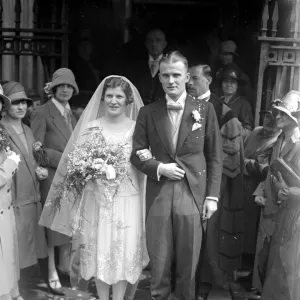 Wedding of Mr Hamilton Ingledew (of Llandaff), and Miss Mary Frazer (of Creigiau)