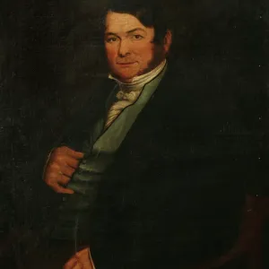 Print of James Polkinghorne, Cornish Wrestler Print of James Polkinghorne, Cornish Wrestler