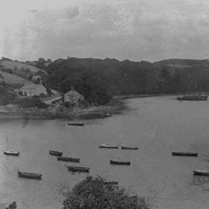 Malpas Ferry, Tregothnan landing, St Michael Penkivel, Cornwall. Late 1800s
