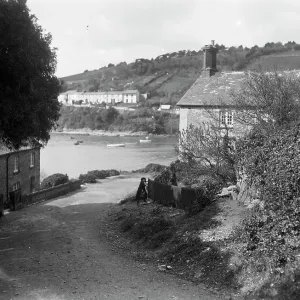 Print of View towards Malpas from St Michael Penkivel, Cornwall Print of View towards Malpas from St Michael Penkivel, Cornwall