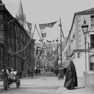 Calle de Limón Inferior, Truro, Cornualles. Probablemente 1911. Calle de Limón Inferior, Truro, Cornualles. Probablemente 1911.