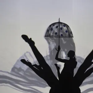 Dancers perform during a general rehearsal of Paris Merveilles, the new