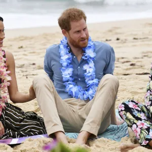 Duke and Duchess of Sussex visit Bondi Beach, and Prince Harry climbs Sydney Harbour