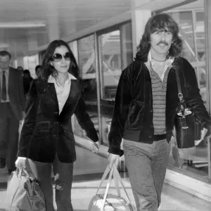 George Harrison and his wife Olivia 1978