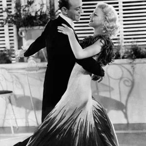 Ginger Rogers Dancing with her partner Fred Astaire