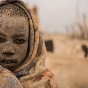 South Sudan-Boy-Cattle-Droving-Portrait