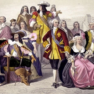 1610 to 1774. Marie de Medici, Louis XIII, Louis XV, Marie Antoinette and Louis XVI