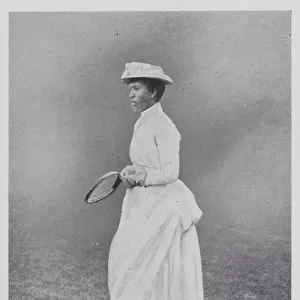 1886, Miss Bingley (b / w photo)