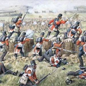 The 23rd Regiment Royal Welsh Fusiliers at the Battle of the Alma on 20th September