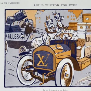 Early 20th Century Louis Vuitton Print Advertisement. Art Prints