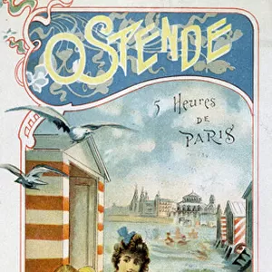 Advertising to get to Ostend (Belgium) from Paris: Ostend: 5 hours from Paris, c