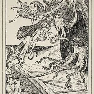 The Adventure with Scylla, from Tales of the Greek Seas by Andrew Lang