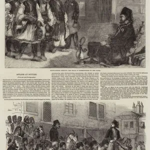 Affairs at Scutari (engraving)