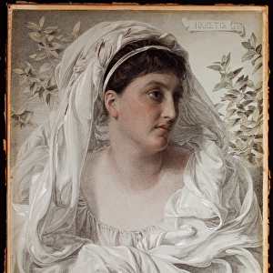 Alcestis: A portrait of Lady Donaldson, 1877 (pastel)