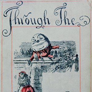 Alice and Humpty Dumpty, cover illustration for Alice Through the Looking-Glass