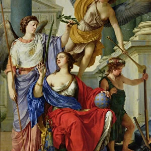 Allegory of the Regency of Anne of Austria (1601-66) 1648 (oil on canvas)