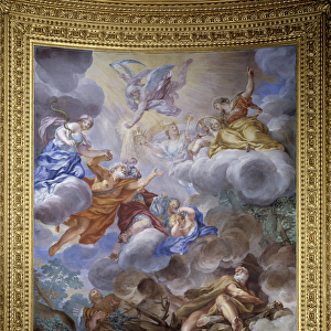 Allegory of Saturn extolling the magnificence of the family Medici - Fresco, 1663-1665